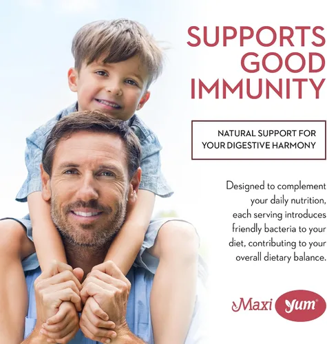Vista 5 de Maxi Health® Gomitas probióticas 5 mil millones de UFC, bayas (60 gomitas) Kosher Gomitas probióticas para adultos 5 mil millones de gomitas