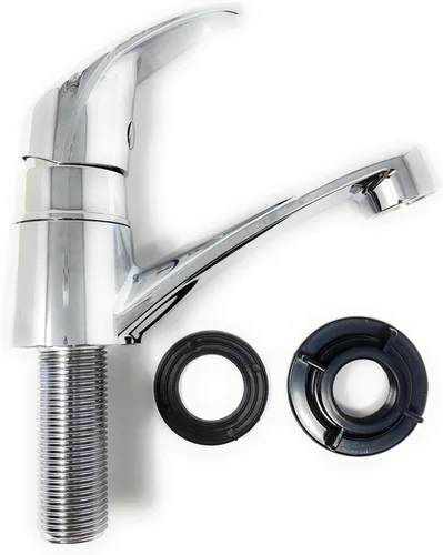 Vista 2 de Lavabo de oficina Lavabo 4/5 Rosca Dial Solo Agujero Grifo Frío [N110] ADA