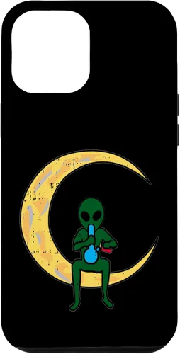 Vista 25 de iPhone 16 Alien Smoking Bong High Moon Cool Weed CBD Cannabis Gift Case