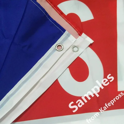 Vista 3 de Bandera Personalizada de 2 x 3 Pies para Interiores y Exteriores Diseño Personalizado Bandera de Foto Texto o Logo Fiesta Universidad Habitación