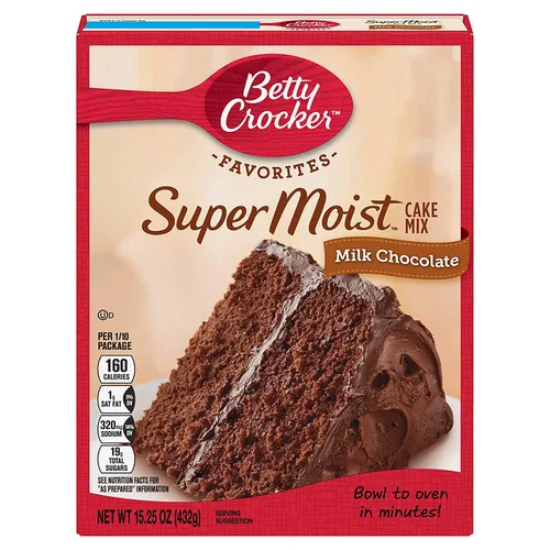 Vista 67 de Betty Crocker Delights Mezcla de pastel de vainilla francesa súper húmeda, 13.25 onzas