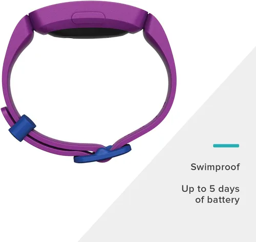 Vista 3 de Fitbit Rastreador de actividad Ace 2 para niños, uva