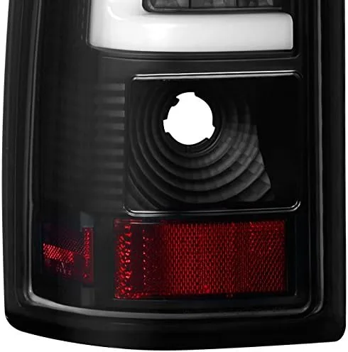 Vista 6 de AKKON - Para luces traseras GMC Sierra 1999-2006/1999-2002 Chevy Silverado Carcasa negra
