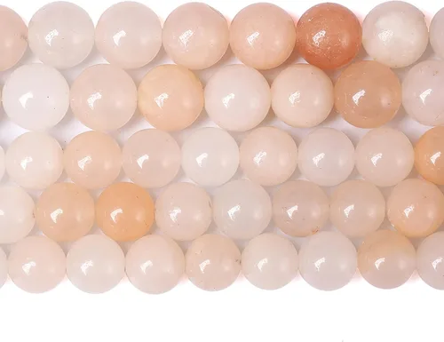 Vista 26 de 4MM 86 piezas Cuentas sueltas de piedra natural de amazonita calcedonia para hacer joyería DIY Pulsera Collar 1 hebra