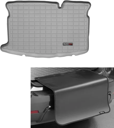 Vista 10 de WeatherTech Forro de maletero de carga con protector de parachoques para Mazda MAZDA2 - detrás de la segunda fila con protector de parachoques