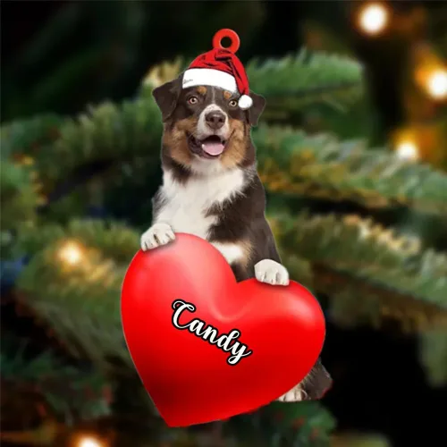 Vista 19 de Adornos de Navidad personalizados para perros, nombre personalizado, adorno de Malamute de Alaska, adornos acrílicos, regalos de Navidad, amantes