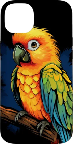 Vista 15 de Sun Conure - Funda para iPhone 17, diseño de pájaro tropical