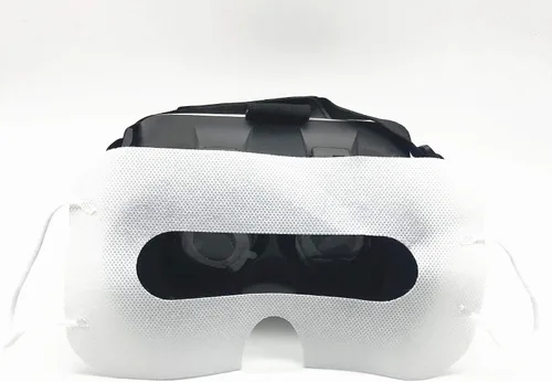 Vista 10 de Paquete de 100 mascarillas desechables VR sanitarias, mascarillas VR para máscara facial de realidad virtual, máscara facial de realidad virtual