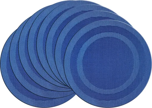 Vista 40 de PIGCHCY Juego de 4 manteles individuales en forma de cuña para mesa de comedor, tejido cruzado, lavables, resistentes al calor, manteles Bambúes