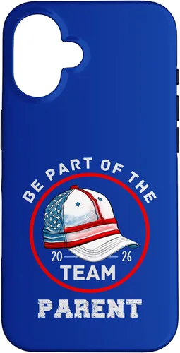 Vista 32 de Be Part of The Team Baseball Design Parent Version 2026 Case for iPhone 17