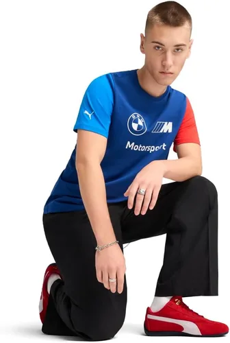 Vista 17 de PUMA Hombres BMW MMS Essentials Motorsport Tee Casual Tops Casual - Negro