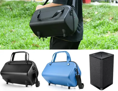 Vista 4 de Coyktonty Funda de transporte para Logitech Ultimate Ears Hyperboom altavoz, bolsa de almacenamiento de EVA, impermeable, estéreo, funda protectora