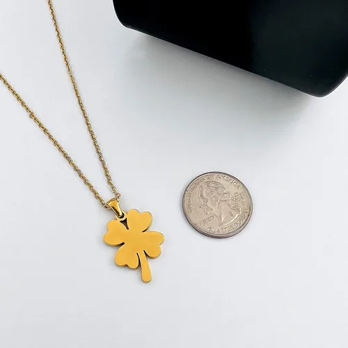 Vista 5 de Mall of Style Joyería irlandesa para mujer, collares de trébol de cuatro hojas, aretes de trébol de tres hojas, joyería del día de San Patricio