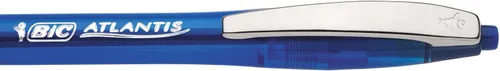 Vista 5 de Pluma de bola BIC, punta mediana de 1.0 mm, azul Retráctil Atlantis Original 2