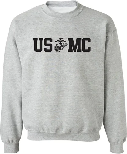 Vista 9 de zerogravitee USMC Eagle Globe Anchor - Sudadera con cuello redondo Real