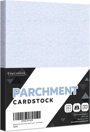 Vista 6 de Papel reciclado pergamino envejecido Cartulina de cubierta de 65 libras 8.5 x 11 pulgadas 50 hojas por paquete