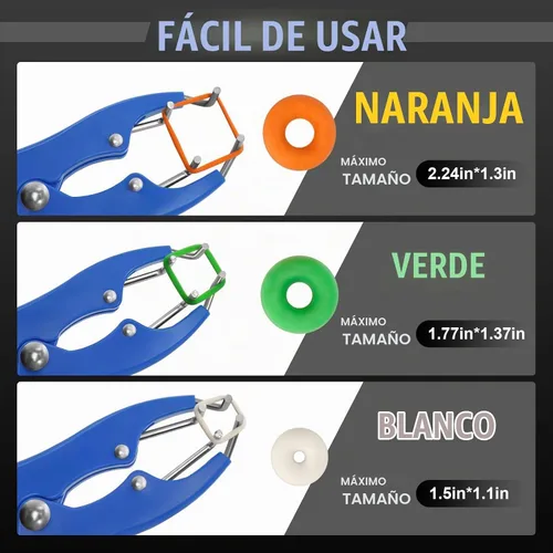 Vista 4 de Kit de Anillado para Cabras, Elastrador de Acero Inoxidable con 200 Piezas de Bandas de Goma de 3 Tamaños y Herramienta Expansora para el Manejo