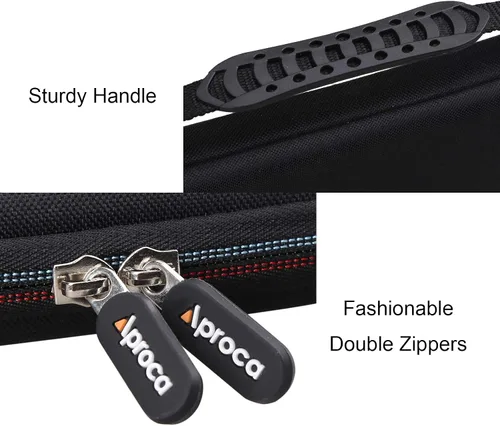 Vista 6 de Aproca Funda compatible con teclado Apple Magic, bolsa de almacenamiento portátil para accesorios (solo funda)