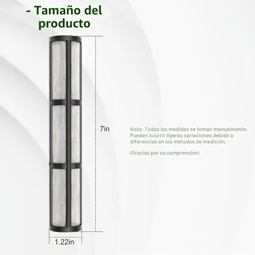 Vista 2 de Paquete de 5 filtros de colector de malla 244067 244-067 60 para 244067 60 malla