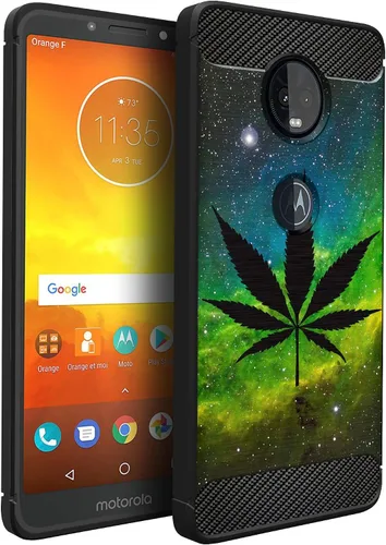 Vista 26 de CasesOnDeck - Funda compatible con Motorola Moto Z4 / Moto Z4 Play, funda de diseño de Moto Z4 Play, delgada, flexible, elegante, protección contra
