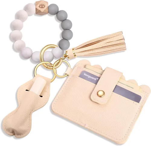 Vista 30 de BVGA Pulsera llavero de pulsera de silicona para mujer