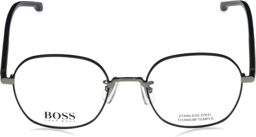 Vista 2 de Hugo Boss (BOSS-1109 9T9) Titanium - Acetato Rutenio Mate - Azul Oscuro