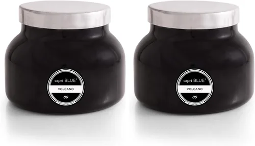 Vista 23 de Capri Blue Volcano Velas perfumadas – Velas en tarro de cristal de lujo para el hogar perfumadas con frutas tropicales y cítricos azucarados, mezcla