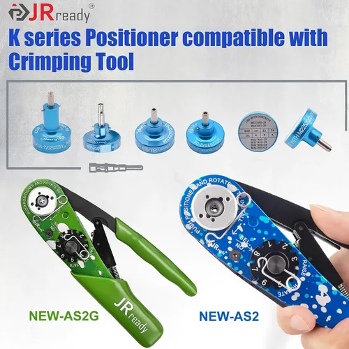 Vista 2 de JRready Posicionador K13-1 para herramienta de crimpado coaxial AS22520/2-01 Contactos de crimpado Pin #20 M39029/64-369,63-928, Soc #20