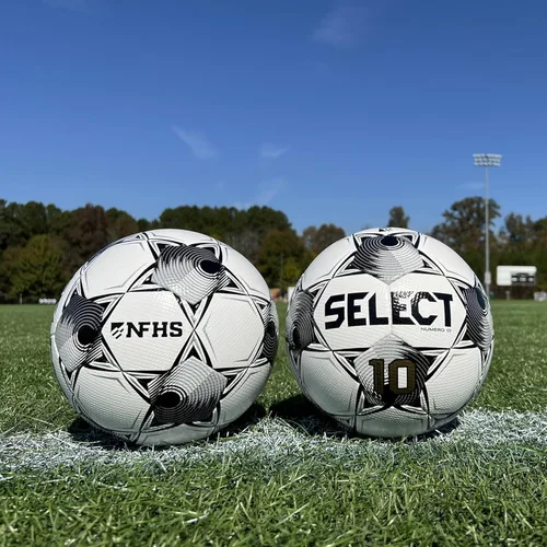Vista 4 de SELECT Balón de fútbol número 10 Blanco/Negro NFHS V25 - 1 bola