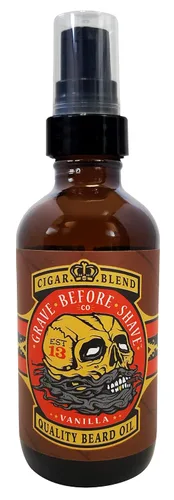 Vista 6 de Grave Before Shave™ Aceite para barba (aroma a ron de bahía) 4 onzas. Botella