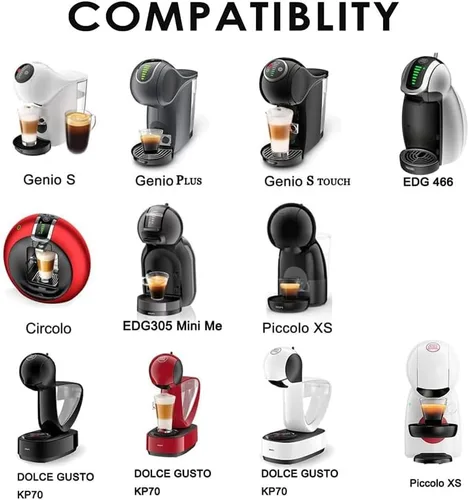 Vista 2 de i Cafilas Adaptador de café reutilizable para Dolce Gusto, convertidor recargable compatible con Piccolo XS/Genio S, bricolaje tu café en polvo 1
