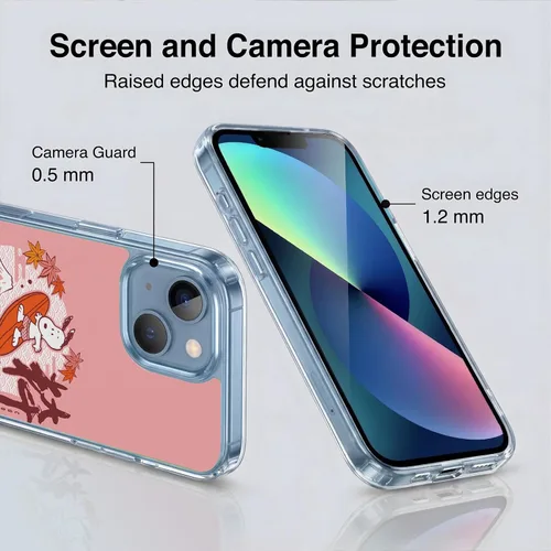 Vista 186 de Carcasa de gel para iPhone 7 Plus/iPhone 8 Plus, diseño de Snoopy Oriental de Peanuts, Badges