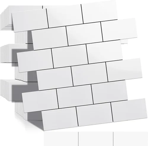 Vista 11 de DICOFUN 1 lámina de metal para despegar y pegar, 12 x 12 pulgadas, azulejos de aluminio dorado para cocina