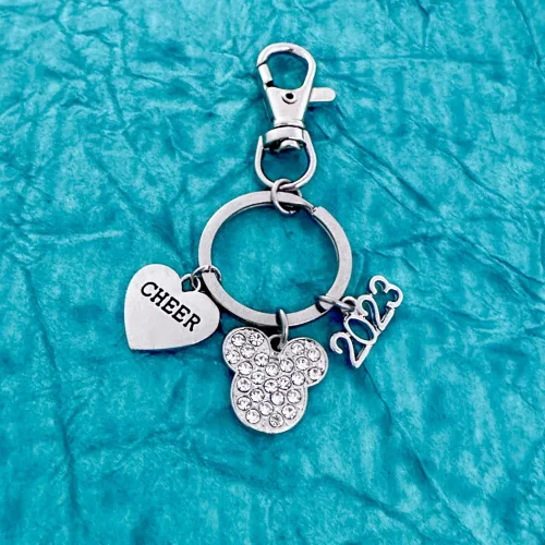 Vista 4 de 2023 All Star Cheer Summit Zipper Pull Keychain for Cheerleaders, Cheer Keychain, All Star Worlds, D2 Summit Cheer Gifts