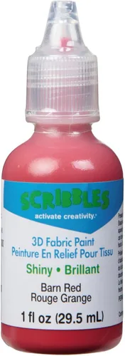 Vista 21 de Scribbles Pintura de tela 3D de 1 oz, color negro brillante
