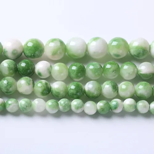 Vista 57 de 4mm 90 piezas Cuentas de piedra natural de turquesa africana para hacer joyería Cuentas sueltas de gemas redondas para pulseras, collares, aretes