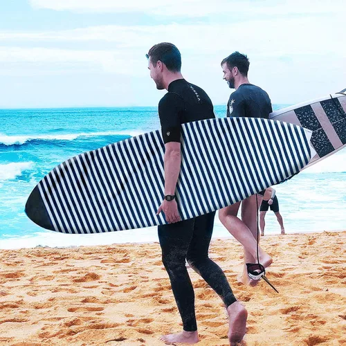 Vista 6 de Funda de calcetín para tabla de surf, bolsa elástica ligera para protección solar, funda plegable para calcetines de tabla de surf, perfecta