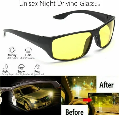 Vista 2 de TEAFIRST Driving Glasses UV Protection Anti Glare Night Vision Goggles Safety Sunglasses