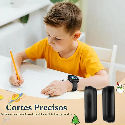Vista 6 de Paquete de 2 protectores de pantalla compatibles con Sync Up Kids Watch 2, carcasa protectora general de policarbonato duro, accesorios para SyncUp