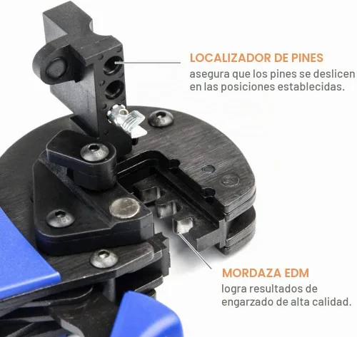 Vista 2 de iCrimp - Kit de herramientas de prensado solar para instalación de paneles solares, juego de herramientas solares todo en uno con crimpador solar