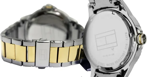 Vista 6 de Tommy Hilfiger 1790839 esfera azul dos tonos acero inoxidable hombres reloj NUEVO