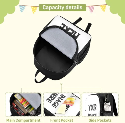 Vista 4 de Mochila de Dinosaurio para Niños Pequeños Sletend - Mochila Mini Impermeable para Niños/Niñas, #01