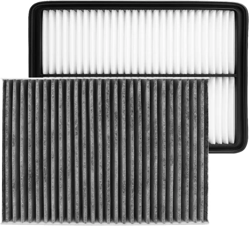 Vista 17 de Filtro de aire de cabina de motor de peine para Nissan Versa 2025 2024 2023 2022 2021 2020 Gris carbón