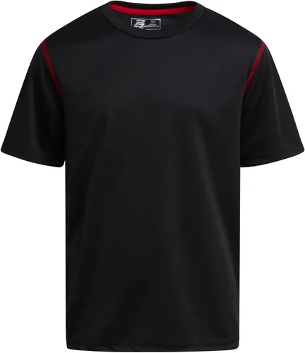 Vista 5 de Pro Athlete Camisas atléticas para niños, paquete de 4 camisetas de ajuste seco ligeras de rendimiento para niños Dri Fit (tallas 5-16)