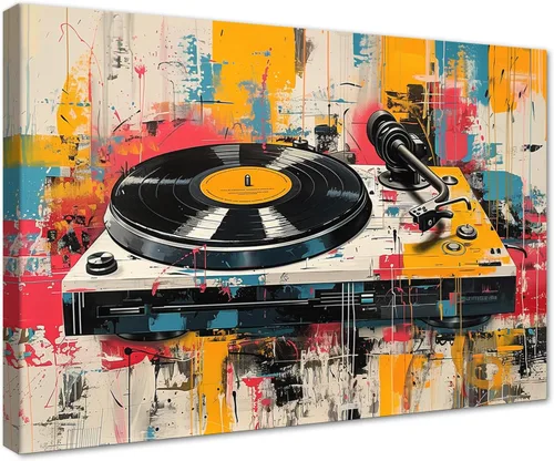 Vista 28 de Novatique Arte de Pared de Cinta de Casete Decoración de Sala de Música Póster Impreso Life Has No Rewind Casete Lienzo Arte de Pared Pósters