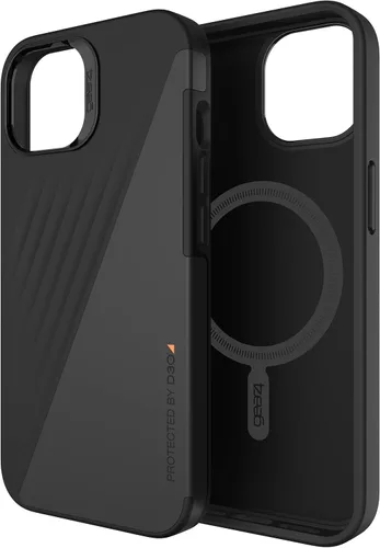 Vista 2 de Funda GEAR4 ZAGG Denali - Protección contra impactos definitiva con placa trasera y marco reforzados con D3O - para Apple iPhone 13 - Negro