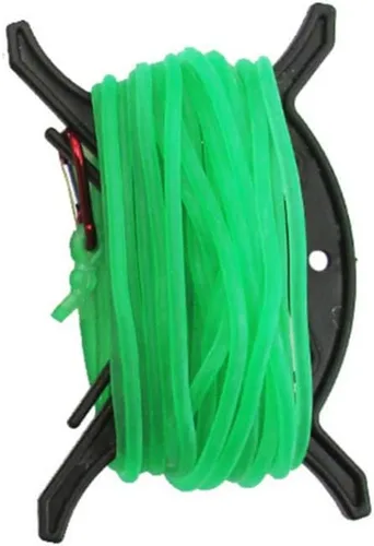Vista 4 de Juego de 10 organizadores de cables, enrollador de cables de plástico compacto para cables de extensión, cables de carga, líneas de pesca y cuerdas