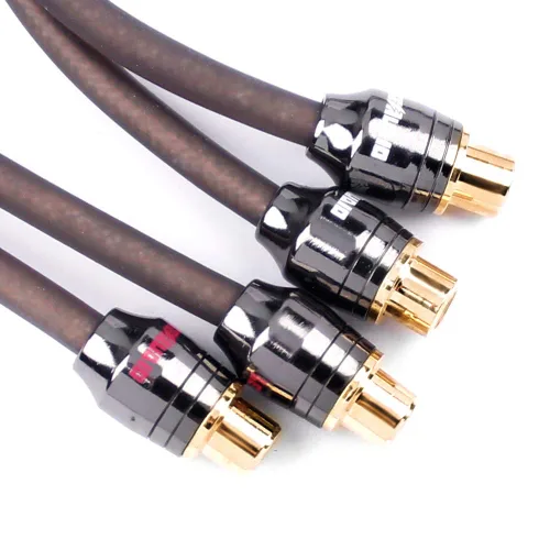 Vista 7 de Conector divisor adaptador RCA Y de 1 pie 1 macho a 2 hembra (paquete de 2) (1 macho a 2 hembra)