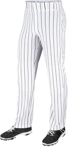 Vista 6 de Champro Men's Triple Crown Open Bottom Pinstripe Baseball Pants