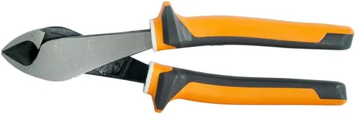 Vista 4 de Klein Tools 200048EINS Alicates fabricados en EE. UU., Alicates de corte diagonal aislados con cabeza en ángulo y empuñaduras aisladas nominales